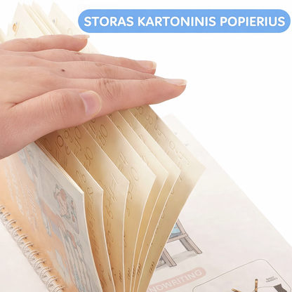 MagicGroove – braižymo knygų rinkinys su išnykstančiu rašalu (lietuvių kalba)