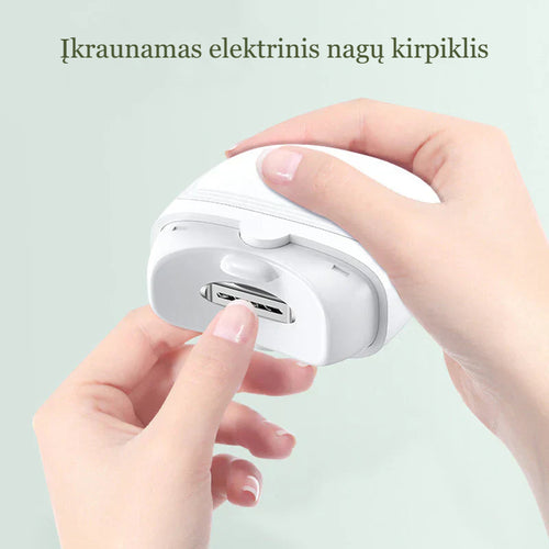 Įkraunamas elektrinis nagų kirpiklis